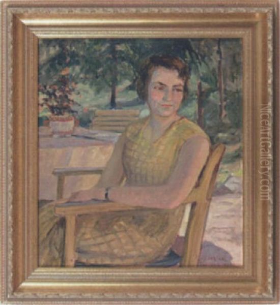 I Skuggan, Solsidan Oil Painting by Emilia Loenblad