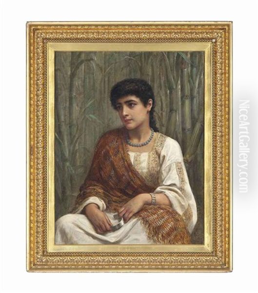 Jamaica Oil Painting by Edwin Longsden Long