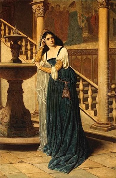 Portia Oil Painting by Edwin Longsden Long