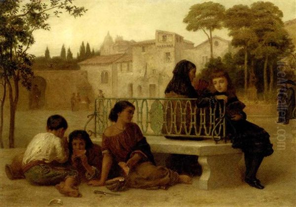 Sympathy Oil Painting by Edwin Longsden Long