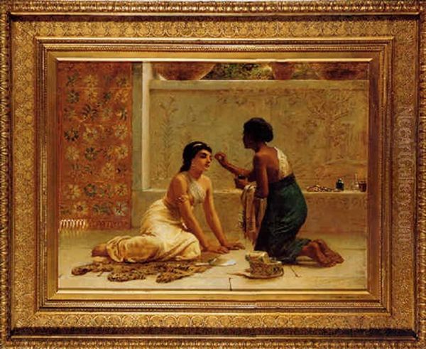 An Ancient Custom Oil Painting by Edwin Longsden Long