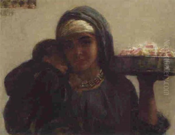Turkish Delight Oil Painting by Edwin Longsden Long