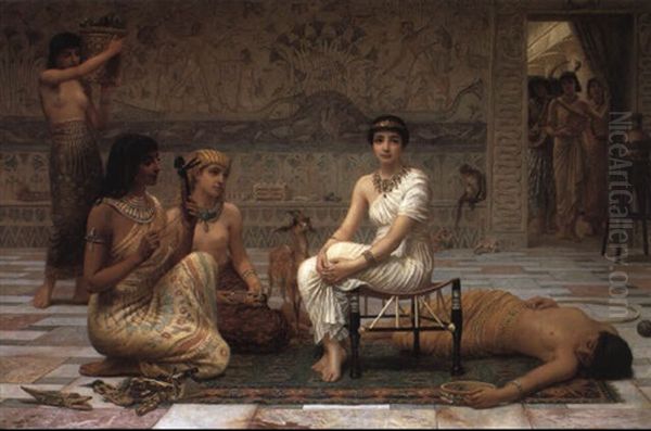 Love's Labour Lost Oil Painting by Edwin Longsden Long