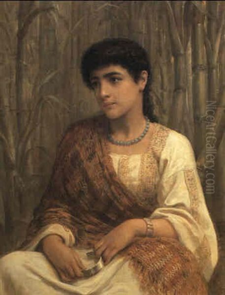 Jamaica Oil Painting by Edwin Longsden Long