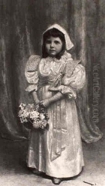 Portrait Of A Gentleman Oil Painting by Edwin Longsden Long