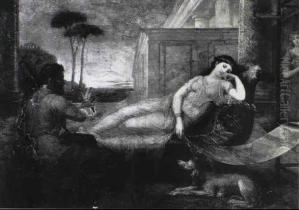 Granida And Daifilo Oil Painting by Edwin Longsden Long