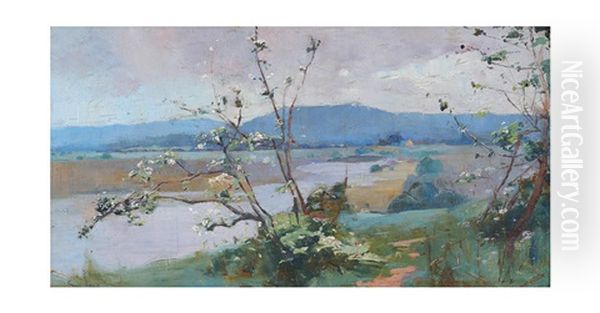 Narara Creek Oil Painting by Sydney Long