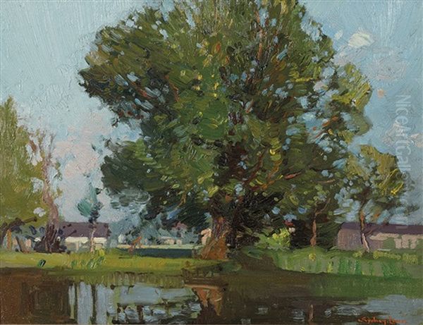 Summer On The Wondle Oil Painting by Sydney Long