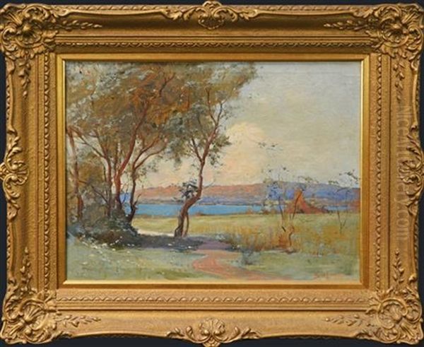 Untitled (harbour Scene) Oil Painting by Sydney Long