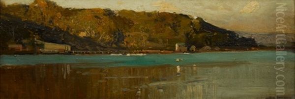 Oatley Bay, Nsw Oil Painting by Sydney Long