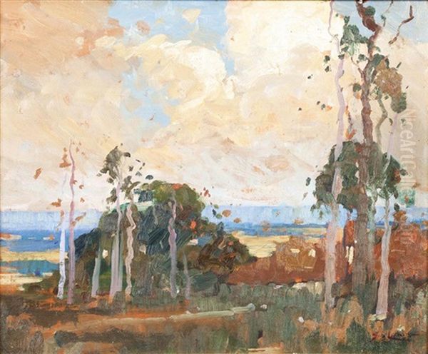 Narrabeen Oil Painting by Sydney Long