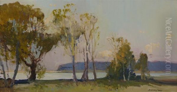 Australian Landscape Oil Painting by Sydney Long