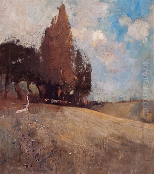 Pastoral Oil Painting by Sydney Long