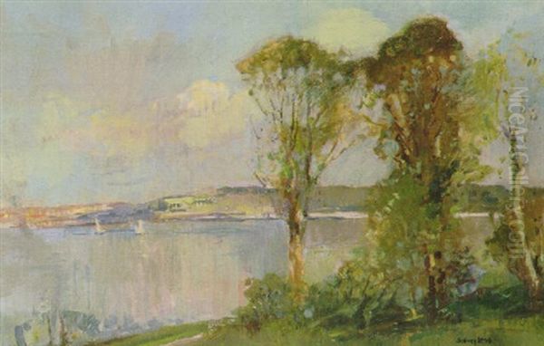 Parramatta River, Drummoyne Oil Painting by Sydney Long