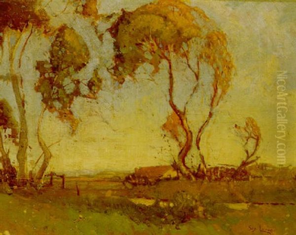 Tall Gums Oil Painting by Sydney Long