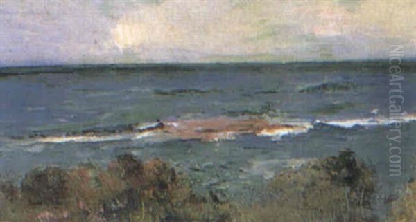 Coastal Scene Oil Painting by Sydney Long