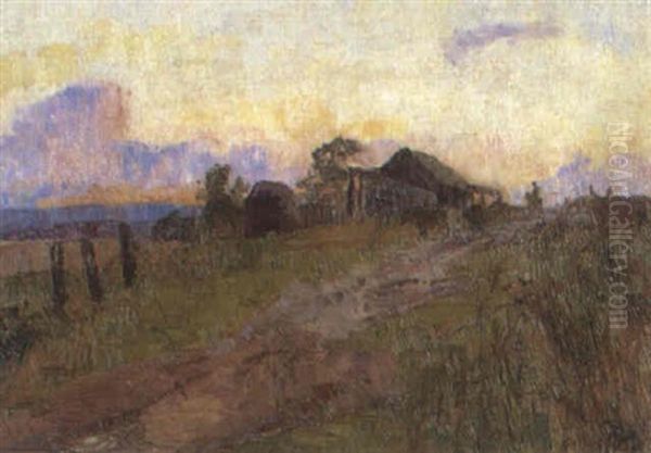 Evening Glow Oil Painting by Sydney Long