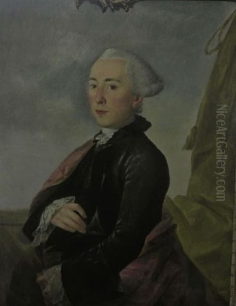 Portrait De Gentilhomme Venitien Oil Painting by Alessandro Longhi