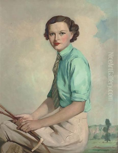 The Outdoor Girl Oil Painting by Will Longstaff