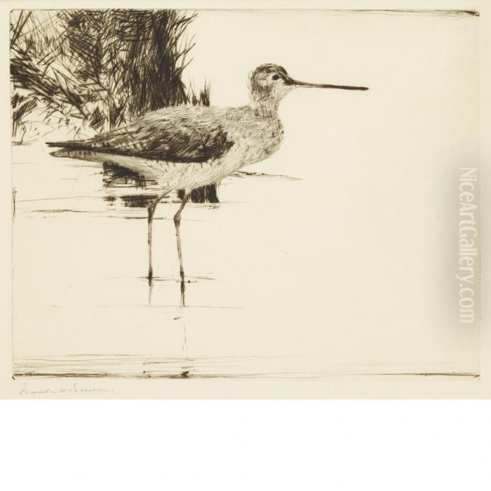 Yellowlegs No. 4 Oil Painting by Frank Weston Benson