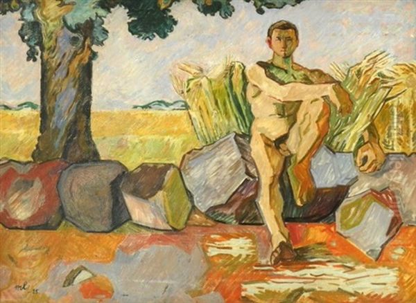 Nude Painting Oil Painting by Mogens Lorentzen