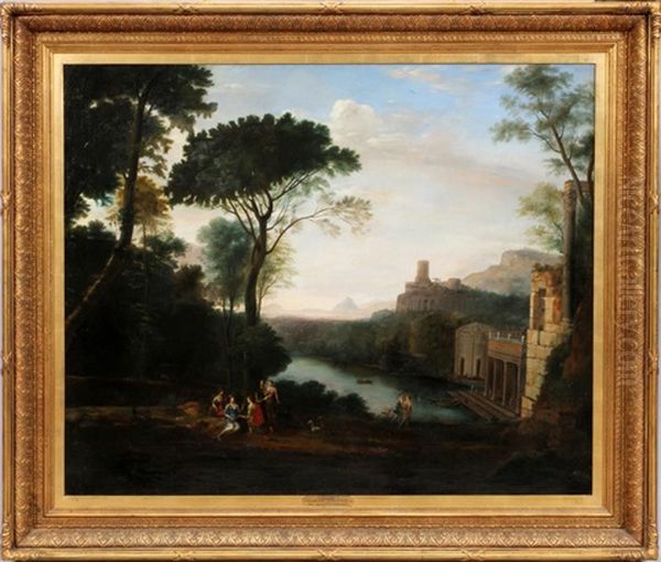 Landscape Oil Painting by Claude Lorrain (Claude Gellee)