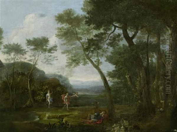 Der Schlafende Endymion Oil Painting by Claude Lorrain (Claude Gellee)