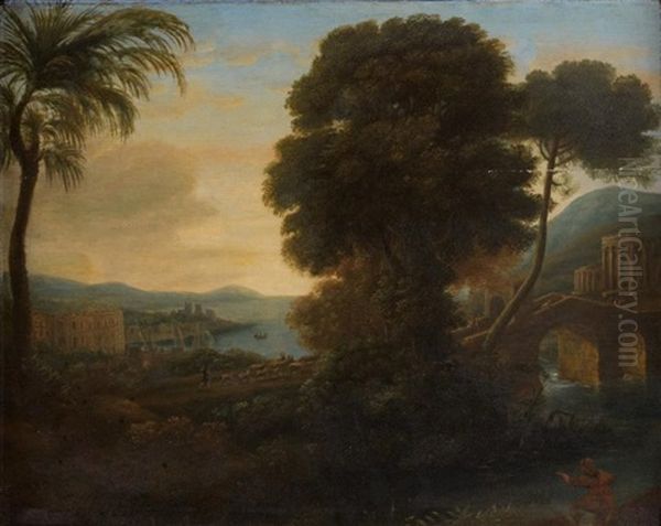 Paysage Anime Oil Painting by Claude Lorrain (Claude Gellee)