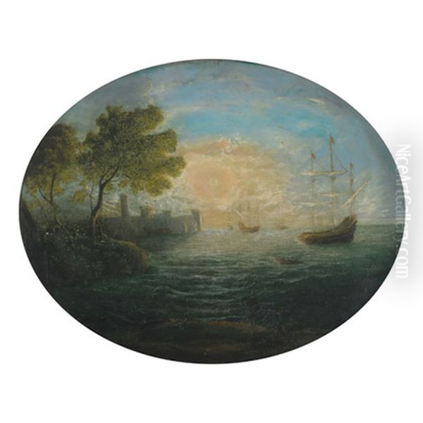 Sea Piece (coast Scene) Oil Painting by Claude Lorrain (Claude Gellee)