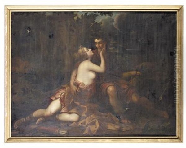 Diana And Actaeon Oil Painting by Claude Lorrain (Claude Gellee)