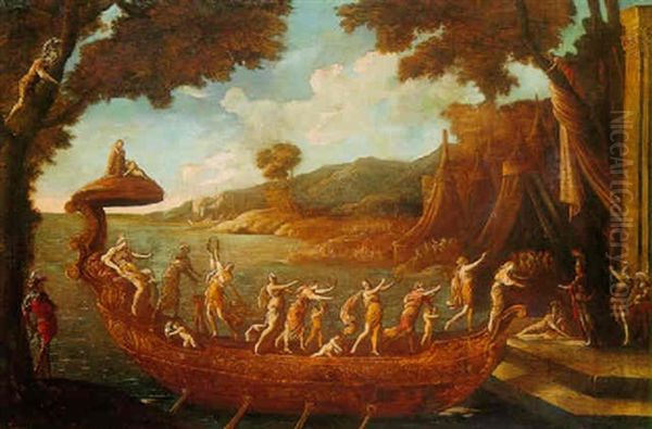 Anthony And Cleopatra Oil Painting by Claude Lorrain (Claude Gellee)