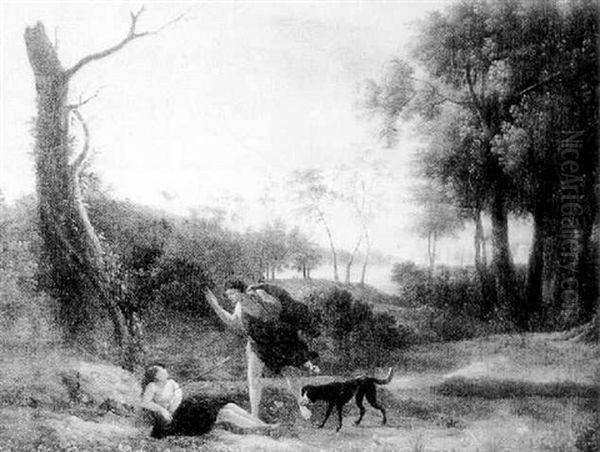 The Death Of Procris Oil Painting by Claude Lorrain (Claude Gellee)