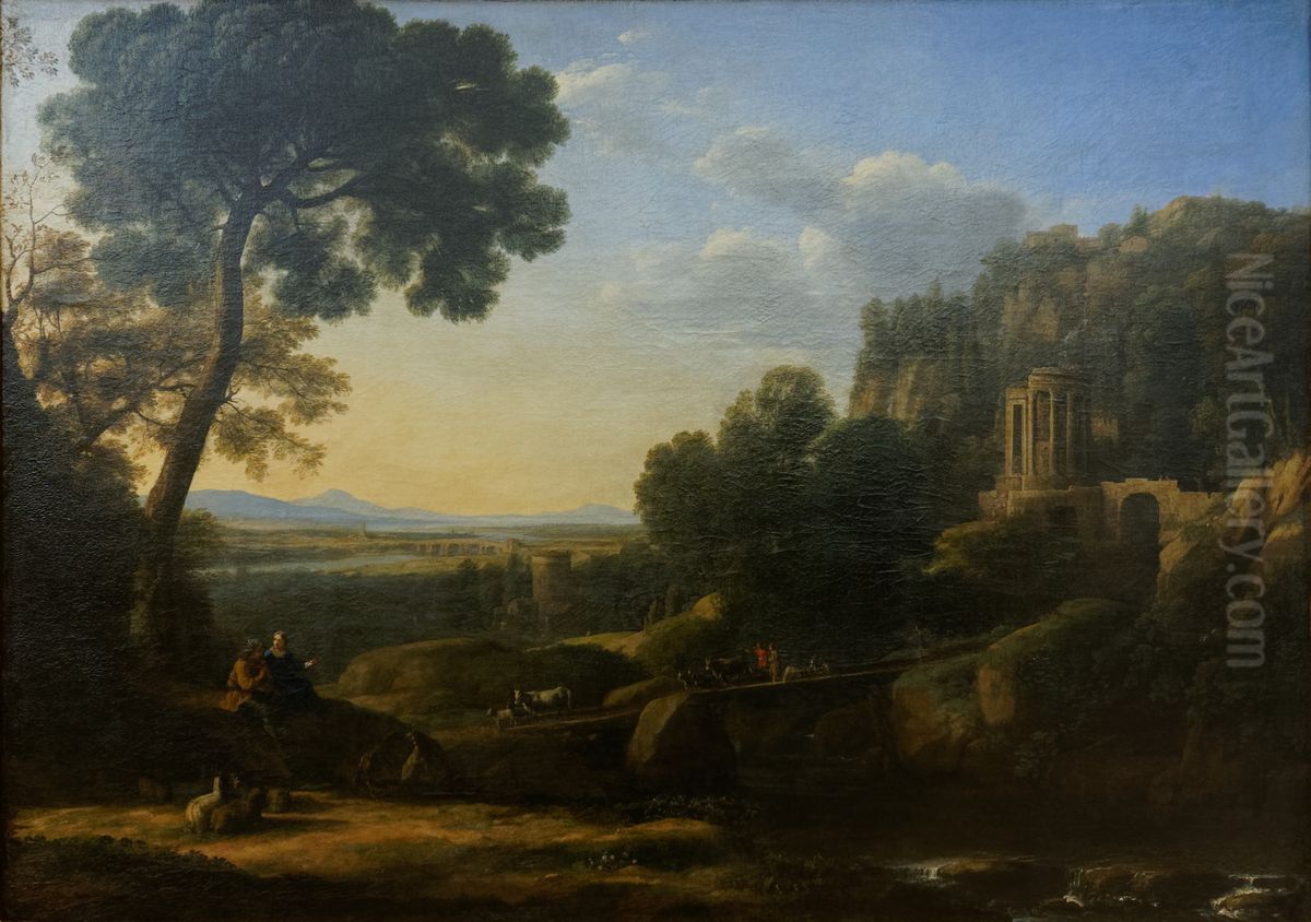 Paysage Pastoral Oil Painting by Claude Lorrain (Claude Gellee)