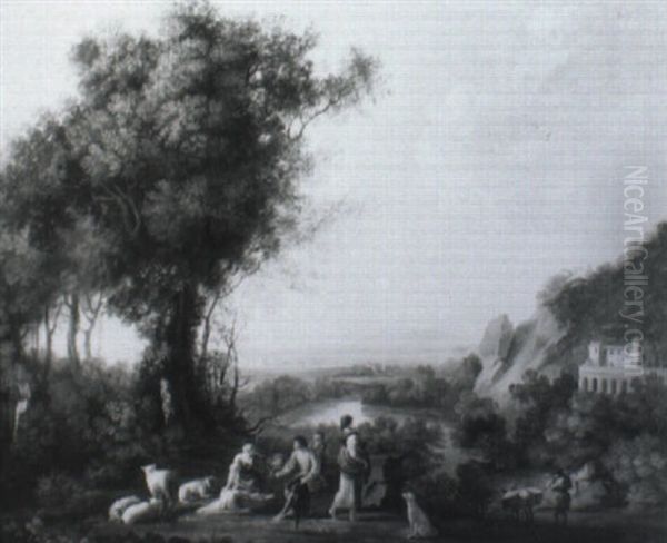 The Finding Of Moses Oil Painting by Claude Lorrain (Claude Gellee)