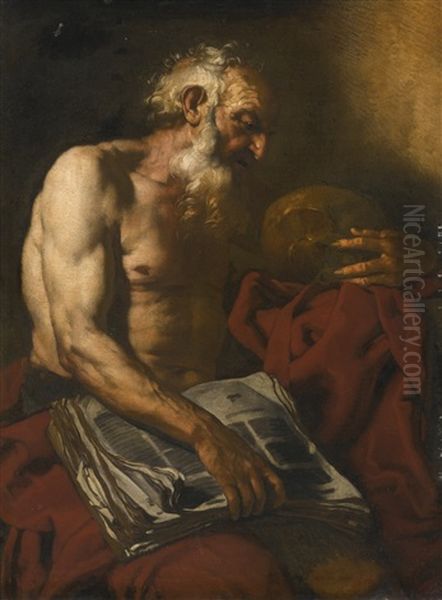 Saint Jerome Oil Painting by Johann Carl Loth