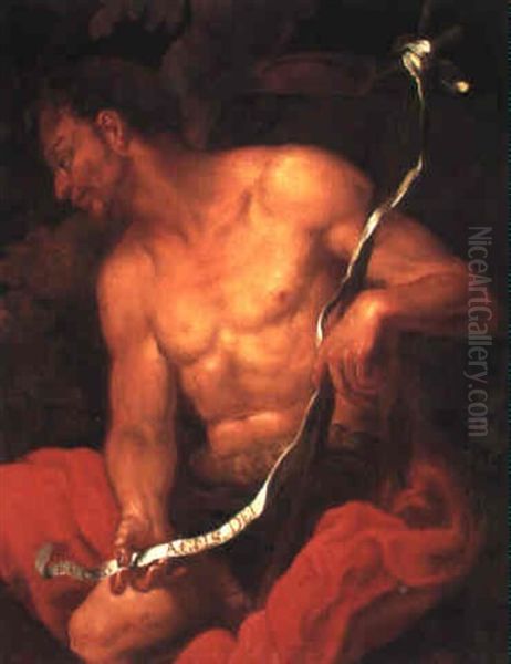 St. John The Baptist Oil Painting by Johann Carl Loth