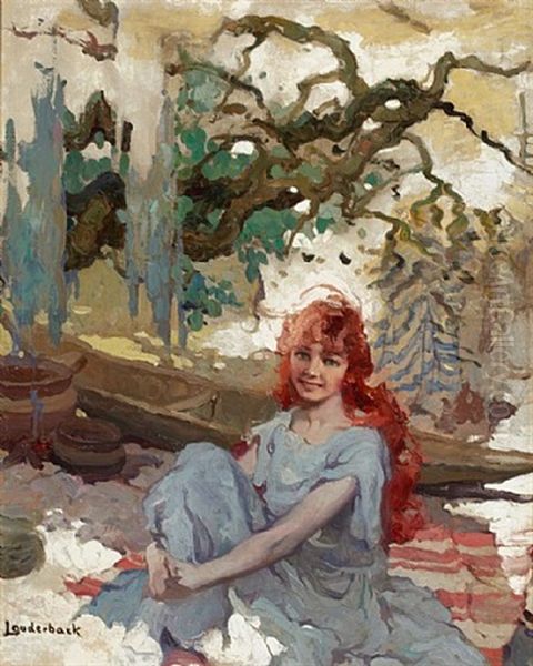 Oh World As God Has Made It! All Is Beauty Oil Painting by Walt S. Louderback