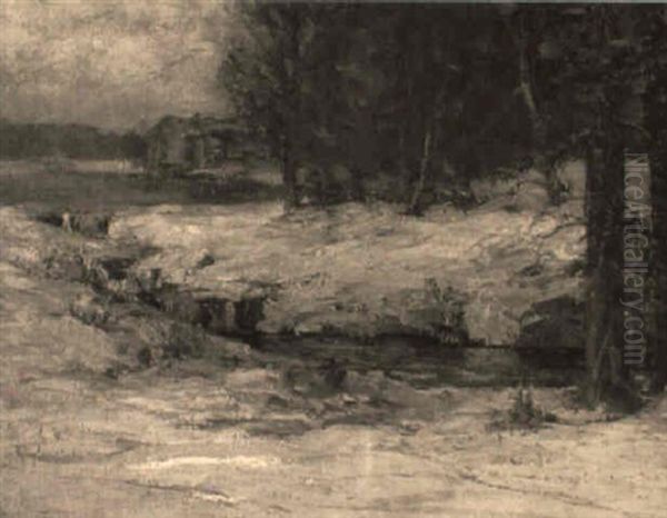 Overflow Of The Lake Oil Painting by Frank W. Loven