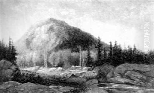 Autumn In The Mountains Oil Painting by Clinton Loveridge