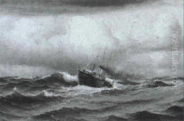 Marine Med Det Rusiske Kejserskib Zarewna I Rum So Oil Painting by Holger Luebbers