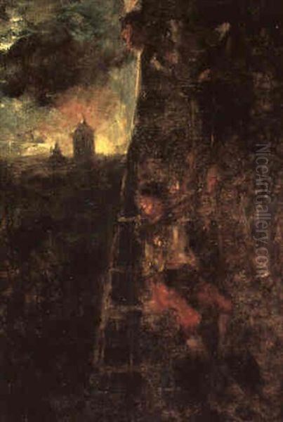 La Evasion Oil Painting by Eugenio Lucas Velazquez