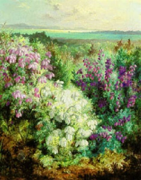 Heather, A Seascape Beyond Oil Painting by Albert Durer Lucas