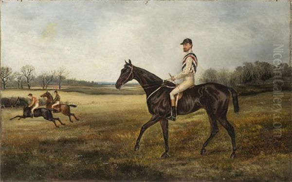 Jockey Et Pur Sang Arabe Oil Painting by Henry Frederick Lucas-Lucas