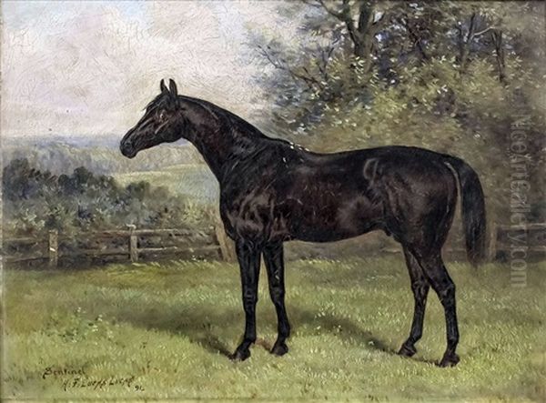Sentinel Oil Painting by Henry Frederick Lucas-Lucas