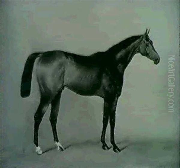 Portrait De Minting Oil Painting by Henry Frederick Lucas-Lucas