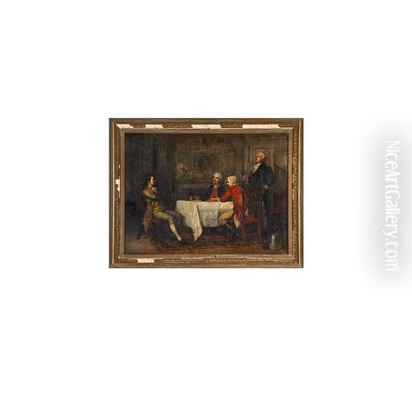 The King's Health Oil Painting by Percival de Luce