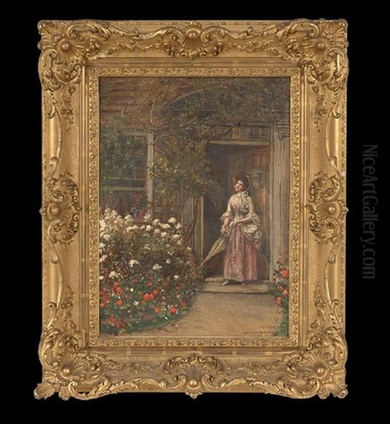 Out For A Walk Oil Painting by Percival de Luce