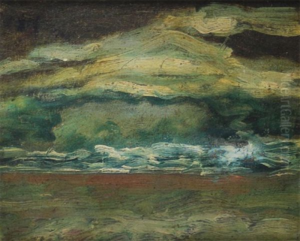 Seascape, Monhegan Oil Painting by George Luks
