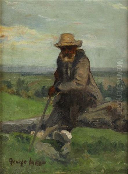 Pegleg Pete, Circa 1910 Oil Painting by George Luks
