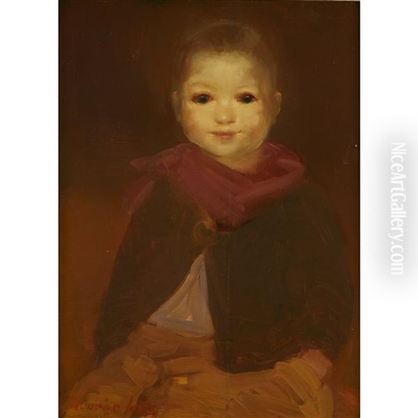 Little Tommy Oil Painting by George Luks